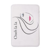 Chic Girl Bath Mat (Voorkant Verticaal)