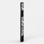 Chic girly damask gepersonaliseerd Case-Mate iPhone case (Achterkant/rechts)