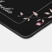 Chic Girly Floral avec nom (Coin)