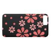 Chic Girly Floral Pattern Case-Mate iPhone Case (Achterkant (Horizontaal))