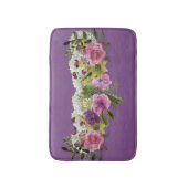  Chic Girly Waterverf Flowers Badmat (Voorkant Verticaal)