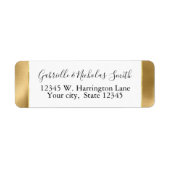Chic Glam Gold Etiket (Voorkant)