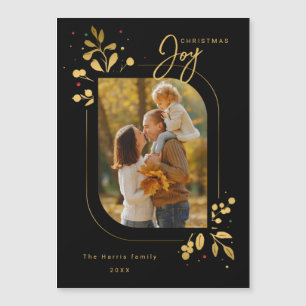 Chic Glam Gold laat Joy Calligrafie Foto
