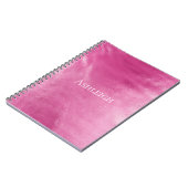 Chic Glam Pink Notitieboek (Linkerzijde)