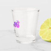 Chic Glitter Tiara Sweet 16 Shot Glas (Rechts)