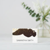 Chic Gold Dust Borhed Visitekaartje (Staand voorkant)