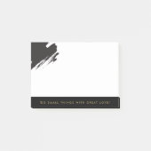 Chic Gold Effect Post It Notes (Voorkant)