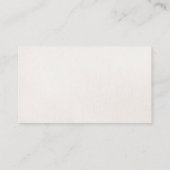 Chic Gold en Linen Texture "look" Striped Modern Visitekaartje (Achterkant)