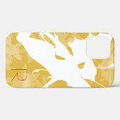 Chic Gold Fairy Monogram Hoesje-Mate iPhone Case (Achterkant (horizontaal))