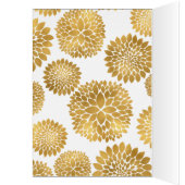 Chic Gold Flowers vous êtes aimé (Intérieur (Gauche))