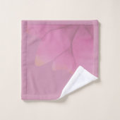 Chic Gold Fuchsia Abstrait floral Patern (Gant de toilette)