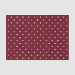 Chic Gold Glam en roze pokadots Tissuepapier