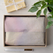 Chic Gold Glitter Iridescent Holographic Gradient Tissuepapier (Geschenk)