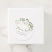 Chic Gold Greenery Merci Favoriser les étiquettes  (En situation)