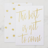 Chic Gold "Het beste is nog niet bereikt" (Voorkant / Achterkant)