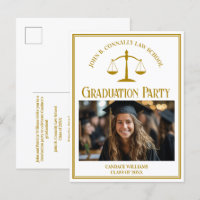 Chic Gold Law School Afstudeerfeest