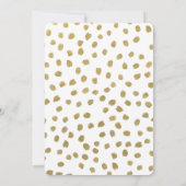 CHIC GOLD LOVE | BEWAREN VAN DE DATUM SAVE THE DATE (Achterkant)