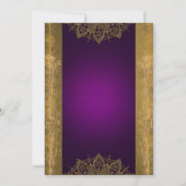 Chic Gold Mandala en Botanical Kaart (Achterkant)