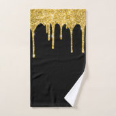 Chic Gold Parties scintillant Drives Sparkle Black (Serviette à main)