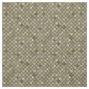 Chic Gold Quatrefoil Foil Glitter Stof