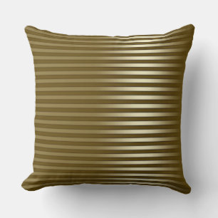 Chic Gold Striped Kussen