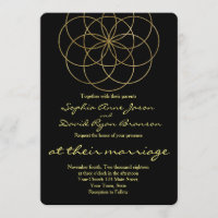 Chic Gold Zaad van het Leven Heilige Geometrie Tro