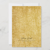 CHIC GOLDEN MARIAGE GOLD FOIL LUXE INVITATION (Dos)