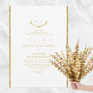 CHIC GOLDEN MARIAGE GOLD FOIL LUXE INVITATION