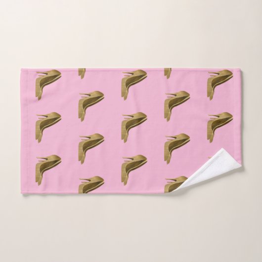 Chic Golden Stilettos rose (Serviette à main)