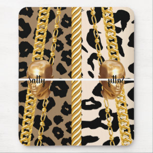 Chic Golden Wilde Luxurous stijlvolle Girly Bday Muismat