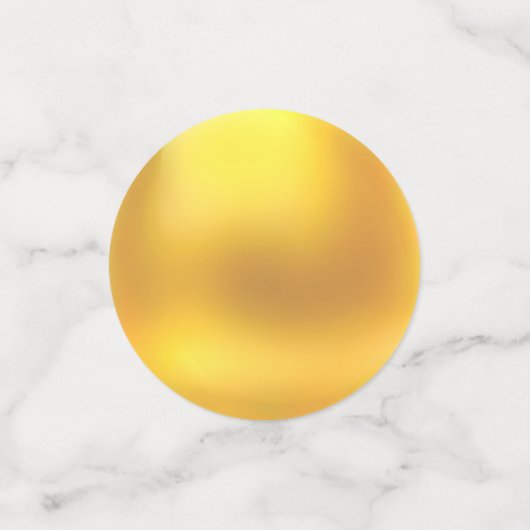 Chic goud en turquoise confetti (Kleine voorkant)