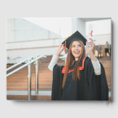 Chic Graduation Senior Portrait Photo Gold Foil (Verso)