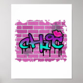chic graffiti-ontwerp poster (Voorkant)