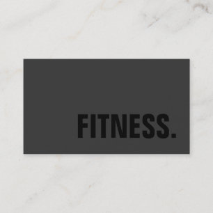 Chic Gray Stylish Black Trainer Visitekaartje