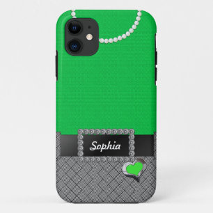 Chic Green Dress iPhone 5/5s Hoesje