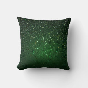 Chic Green Glitter Kussen