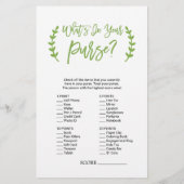 Chic Greenery hoe goed je het spel weet Flyer (Achterkant)