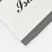 Chic Grey Afstuderen Afstuderen Klasse van 20XX Fleece Deken (Hoek)