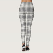 Chic Grey Tartan Leggings (Dos)