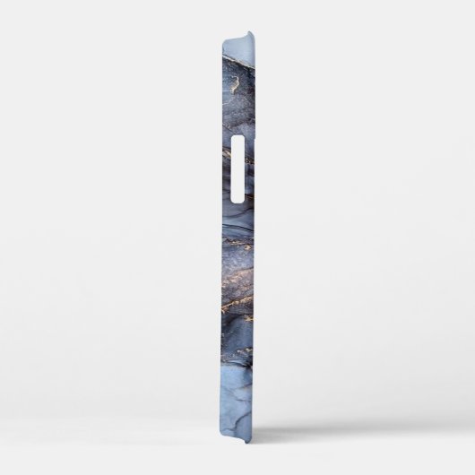 Chic grijs marmer Case-Mate iPhone case (Achterkant / Rechts)