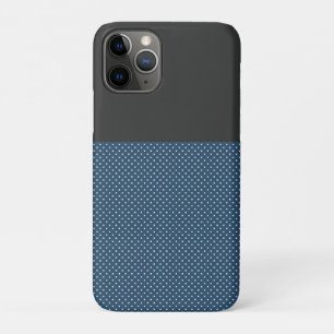 Chic Grijze en Blauwe Stippen iPhone 7 Hoes, Barel 11 Pro Hoesje