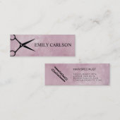 Chic Hair Stylist Mini Visitekaartje (Voorkant / Achterkant)