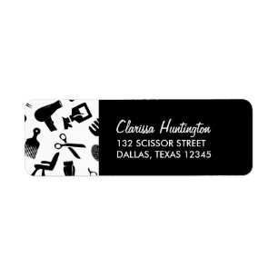Chic Hair Stylist Patroon Etiket