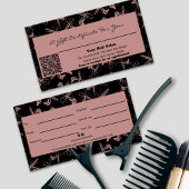 Chic Hair Tools Patroon QR Code Gift Certificaat Visitekaartje