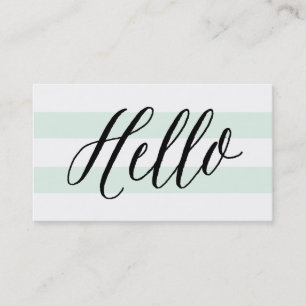 Chic Hallo Visitekaartjes