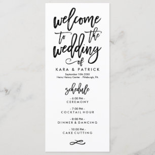 Chic Hand Lettered Planning en Programma van de We