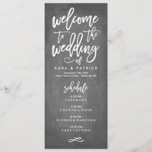 Chic Hand Lettered Planning en Programma van de We