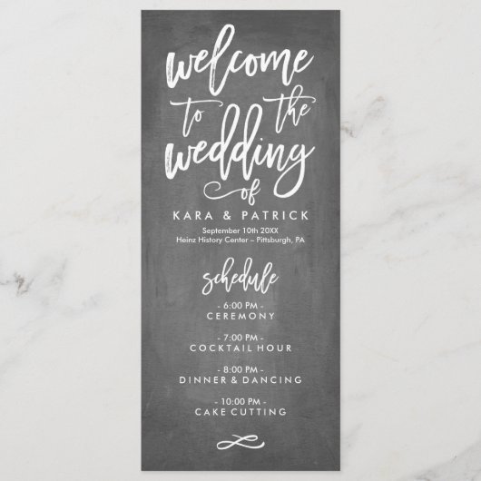 Chic Hand Lettered Planning en Programma van de We (Voorkant)