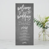 Chic Hand Lettered Planning en Programma van de We (Staand voorkant)