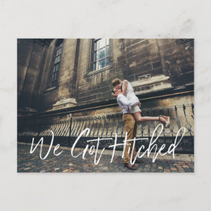 Chic Hand Lettered We kregen gehitte aankondiging